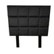 thumbnail image 1 of Cabecera El Bazar Store Cuadrum Individual Terciopelo Negro, 1 of 1