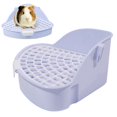 thumbnail image 2 of pdqouc Corner Litter Box for Small Pets, Easy-Clean Cage Potty Trainer for Hamsters, Rabbits, Guinea Pigs, and Other Small Animals, 2 of 8