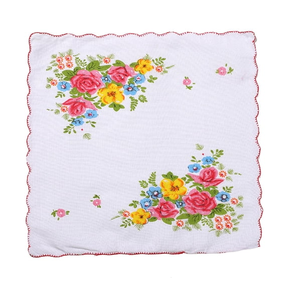 Giaone Pocket Handkerchiefs Toddler Face Towels 100% Cotton for Kids Girls Daily Use
