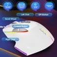 thumbnail image 2 of Gaming Mouse, Wired Gaming Mouse with RGB Backlit, 7200DPI Adjustable, PC Gaming Mice with 7 rogrammable Macro Buttonsg, Ergonomic Mouse Gamer for PC, Desktop, Mac，Laptop, Chromebook., 2 of 3