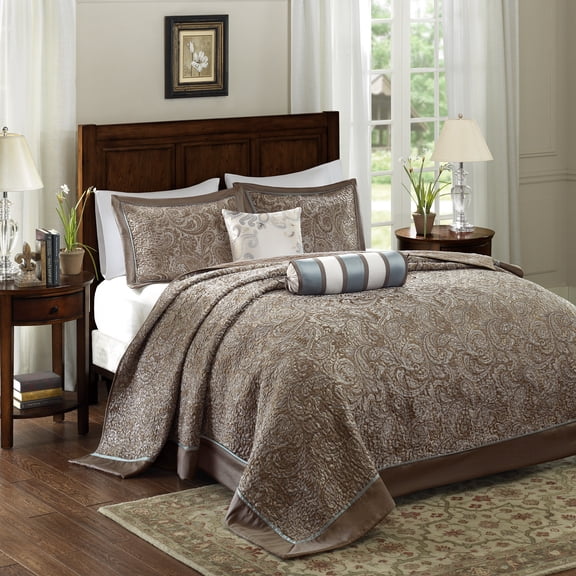 Home Essence Whitman 5 Piece Jacquard Bedspread Set