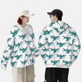 thumbnail image 5 of Fotbe Cartoon Shark Men's Women's UPF 50+ Sun Protection Jacket Hooded Cooling Shirt with Pockets Hiking Outdoor Performance-Medium, 5 of 8