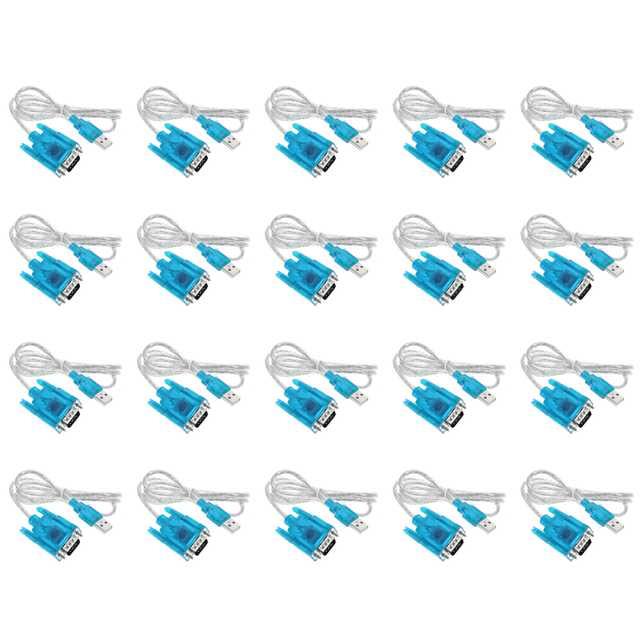 (Más PE) Cable puerto serie USB HL-340 (COM) Cable puerto serie USB-RS232 USB nueve pines compatible con win7-64 bit