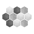 thumbnail image 3 of Ccdes 10Pcs Waterproof Non-Slip Hexagonal Self-Adhesive Ceramic Tile Wall Floor Stickers Home Decor,PVC Sticker, 3 of 7