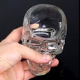 thumbnail image 3 of Crystal Skull Whiskey Glass Cup Drinking Ware Bar, 3 of 6