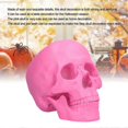 thumbnail image 2 of Resin Halloween Skull Decor Festival Home Props Fake Whole Person Skull Ornaments Pink NO.8913, 2 of 5