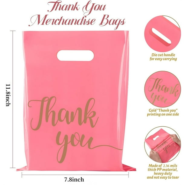 Pink shopping bags wholesale best sale