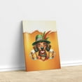 thumbnail image 3 of Best Dachshund Dad Proud Beer Lover Happy Oktoberfest Vertical Matte Canvas Poster Wiener Dog Lover Gifts Idea Wall Art Home Decor - 02016, 3 of 5