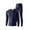 Navy, variant on vdgthytj Thermal Underwear for Men Fleece Lined Long Johns Base Layer Top and Bottom Set for Cold Weather