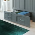thumbnail image 4 of AFI Southampton Twin XL Size Modern Wood Murphy Bed Chest, Gray, 4 of 18