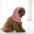 thumbnail image 4 of WEAVILUX Calming Hood for Dogs Pink Polyester Noise Protection Pet Accessory, 4 of 7