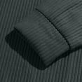 thumbnail image 7 of TOUMENY Men Zip Sweater Casual Long Sleeve Solid Slim Fit Pullover Fall Winter Fashion Trendy Turtleneck Tops Gray XL, 7 of 7