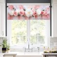 thumbnail image 2 of Rod Pocket Polyester kitchen Curtain Valances for Windows For Indoor Living Room Bedroom Kitchen Decoration 54x18 inch, 2 of 5