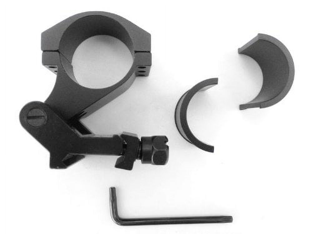 Ade Advanced Optics Quick Flip to Side 90-Degree 30mm/1-Inch Tactical QD Pivot FTS Mount with 1-Inch Inserts for Aimpoint/Eotech/Magnifier/Scope 3x 4x 5x with Standard Screw Base - image 2 of 3