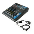 thumbnail image 1 of Pyle Professional Audio Mixer Sound Board Console System - Interface 4 Channel Digital USB Bluetooth MP3 Computer Input 48V Phantom Power Stereo DJ Studio, 1 of 6