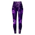 thumbnail image 6 of mgoYE Halloween Yoga Pants Women High Waisted Stretchy Soft Holiday Patterned Tights Workout Yoga Pants Women Leggins Size XXL, 6 of 7