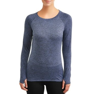 ClimateRight by Cuddl Duds Women's Plush Warmth Crew Neck Base Layer Top, Sizes XS to 4X