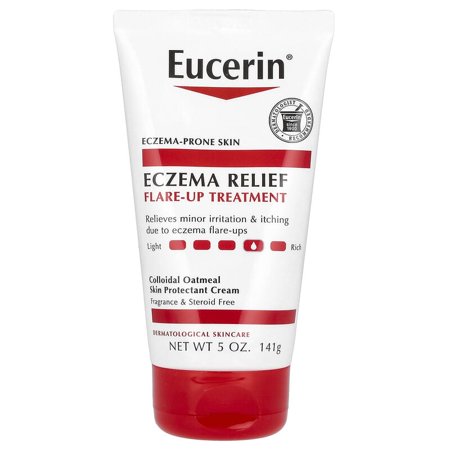 Eucerin, Eczema Relief Flare-Up Treatment, Fragrance Free, 5 oz (141 g) Pack of 2