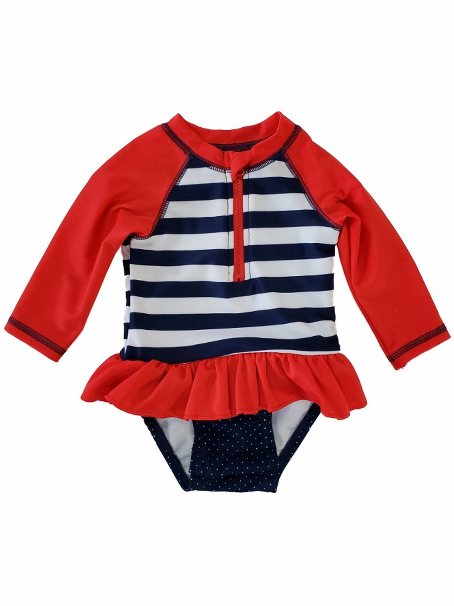 Long Sleeves Leg Rashie 00-3 Toddler Baby Girls Rash Swim Suit Swimwear UPF50 