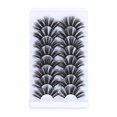 thumbnail image 1 of SKONHED 8 Pairs 25MM 4D Mink False Eyelashes /Natural Wispies Fluffy, 1 of 4