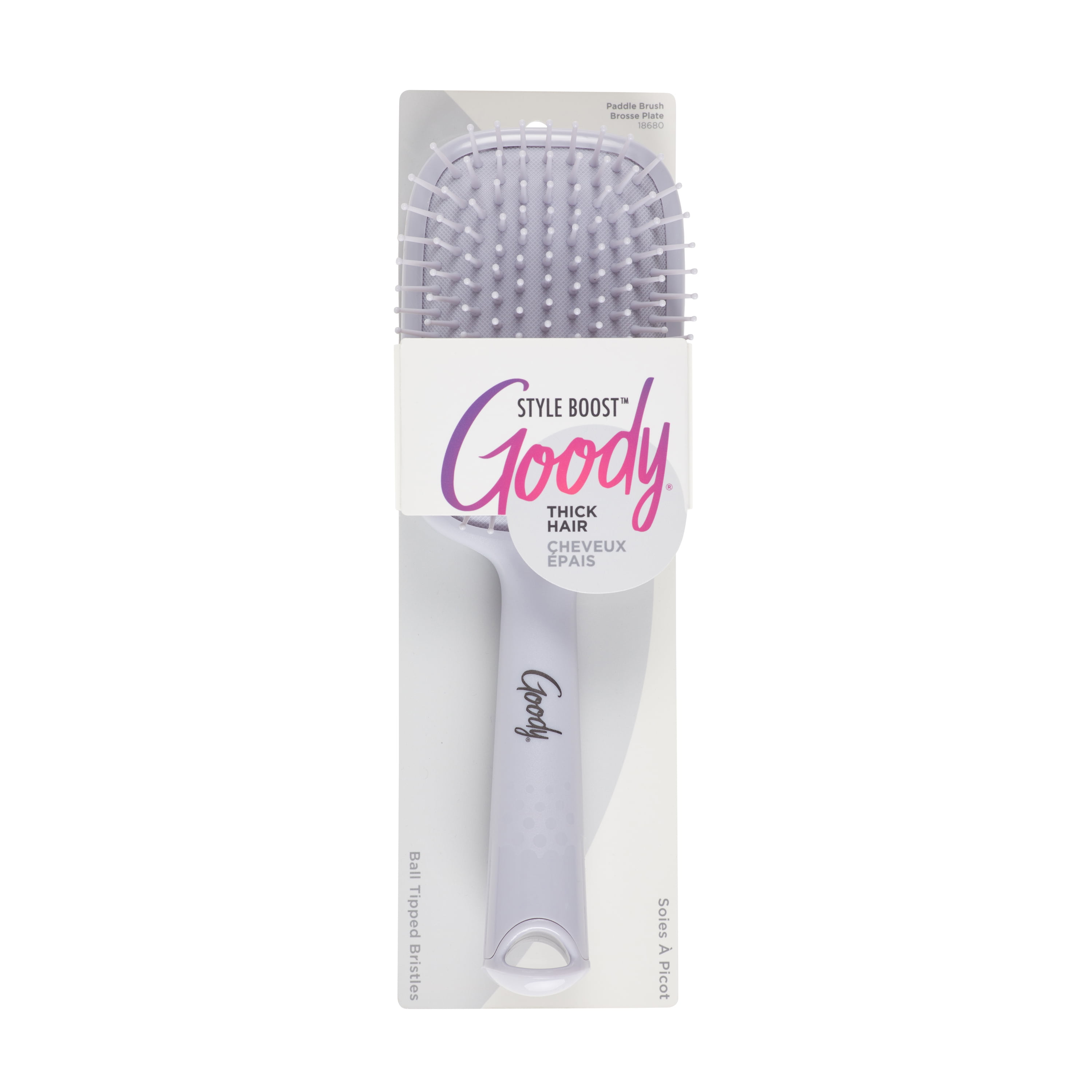 (3 pack) Goody Style Boost Paddle Brush, Detangling & Styling Brush