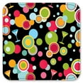 thumbnail image 2 of Vinyl Drink Coasters - Set of 4 - Martini Polka Dots, 2 of 3