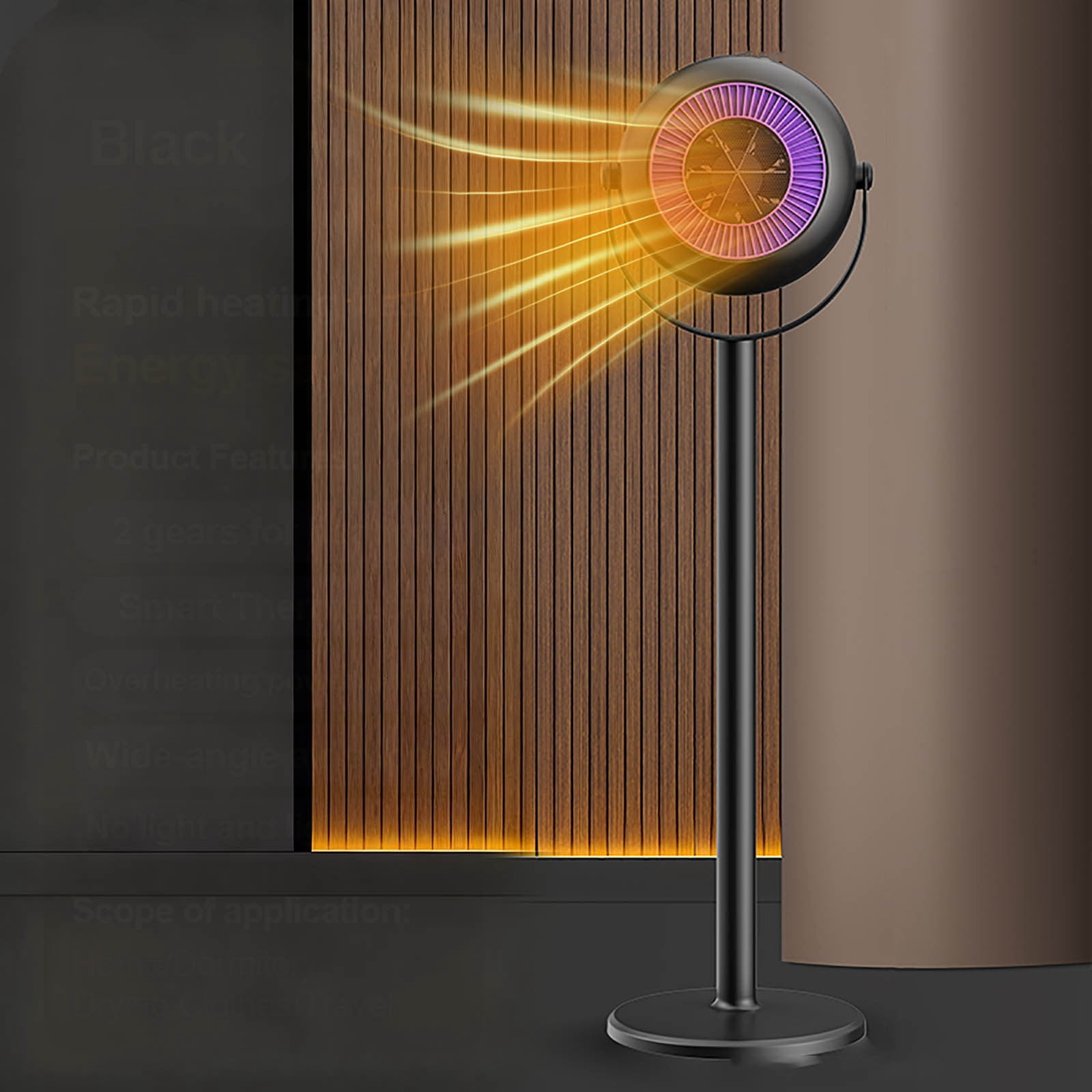 1500-Watt 23 in. Digital Tower Indoor Ceramic Heater Quiet