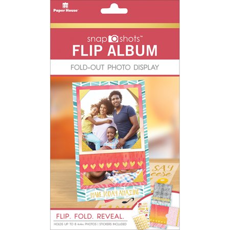 Paper House Sfalb 1003e Snapshots Flip Album Fold Out Photo