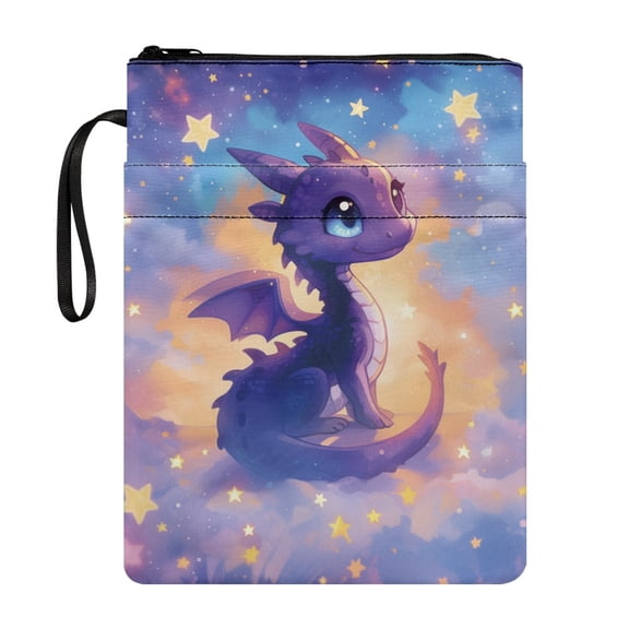 HELLHERO Book Sleeve Protector with Book Protection Polyester Book Cover with Decorative Design for Notebook Bible Paperbacks Book Carrying Case Lightweight