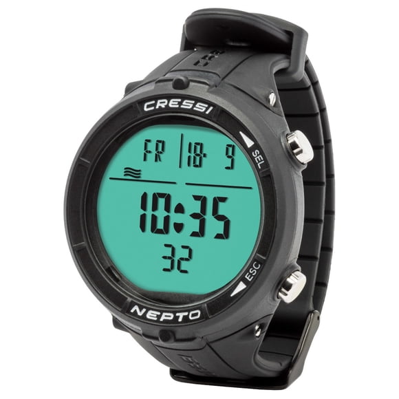 Reloj Computador CRESSI Nepto Apnea Adulto Color Negro
