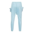 thumbnail image 4 of Mens Sweatpants Open Bottom Men's Casual Pants Drawstring Elastic Waist Stretch Trousers Straight Leg Sweatpants with Pockets Loose Fit, 4 of 6