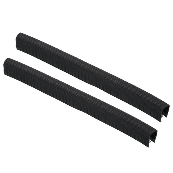Uxcell 0.3mx17mmx26mm Rubber Edge Trim Deck Edge Protector U Channel Guard Corner Seal Strip Black
