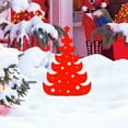 thumbnail image 2 of Holiday Garden Decoration For Christmas 1Pc With Red Tree Design And Weather-Resistant Build For Outdoor Festivities Size Not Specified Weight 0.18 Pounds, 2 of 6