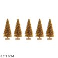 thumbnail image 1 of Mini árbol de Navidad de fibra de Sisal, 5-16cm, pino helado, bricolaje, artesanía, decoración de mesa de fiesta de Navidad, adornos de Navidad, 5 uds., 1 of 4