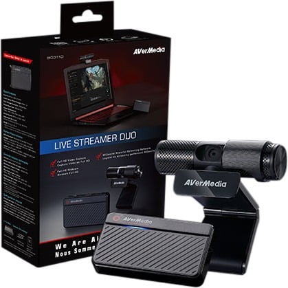 AVerMedia Live Streamer DUO - Streamer / Youtuber starter kit