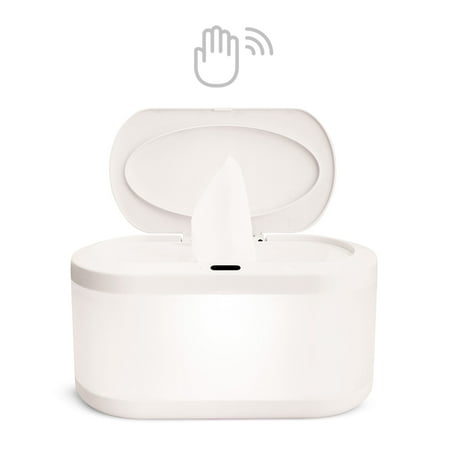 UPC: 0735282213151 | Munchkin Touch Free Baby Wipe Warmer with Nightlight & Motion Sensor  White 7  Tall