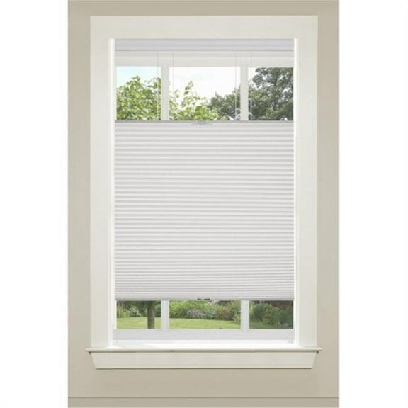 Top-Down Bottom-Up Cordless Honeycomb Cellular Shade, White - 31 x 64 in.