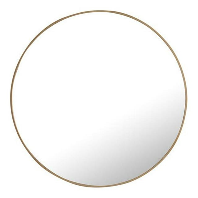Elegant Lighting MR4038BR Miroir Rond Cadre en Métal Éternité 32 Pouces, Laiton
