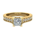 thumbnail image 4 of Engagement Rings Princess Cut Diamond Rings for Women 14K Gold 3/4 CT TW (H,SI1), 4 of 5
