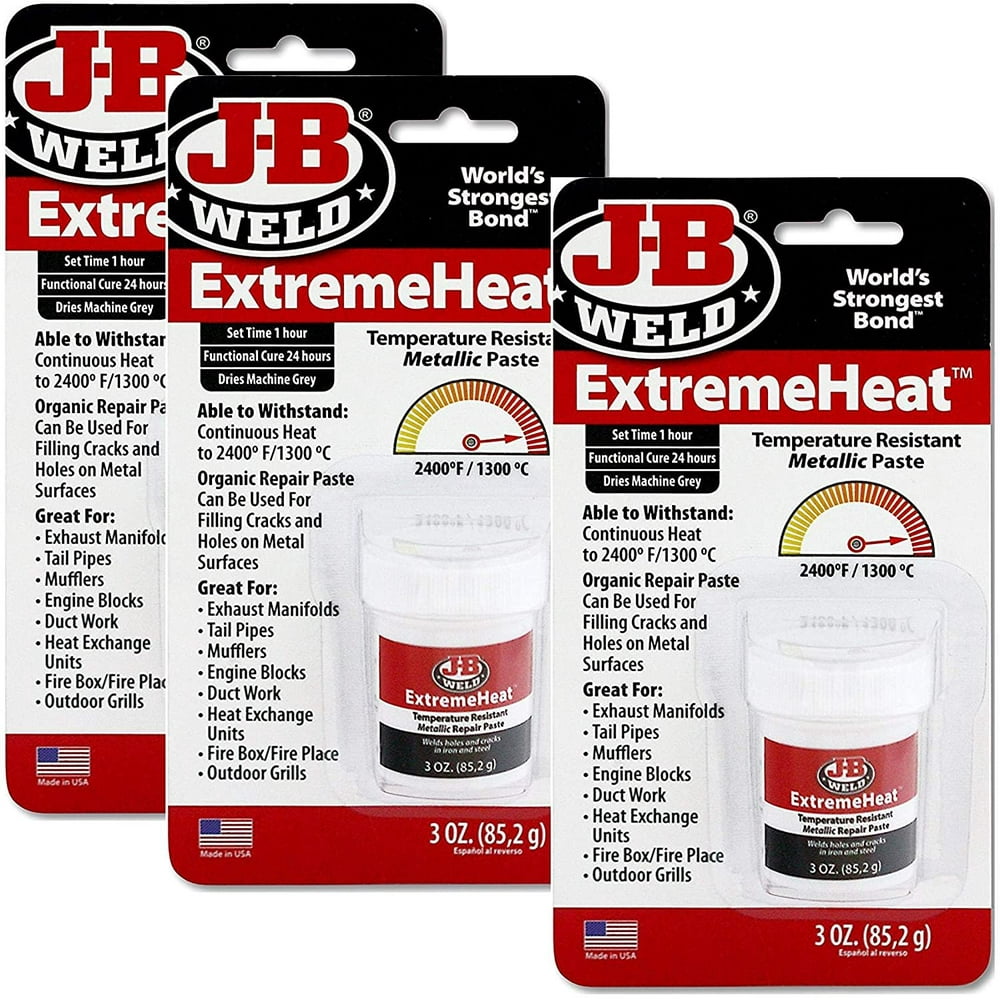 JB Weld 37901 Extreme Heat High Temperature Resistant Metallic Paste