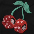 thumbnail image 2 of Cute Betty Boop Heart Cherry Dice Womens Slim Fit Graphic Tee Brisco Brands S, 2 of 5