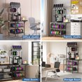 thumbnail image 4 of 3D Printer Stand, Heavy Duty 3D Printer Table Stand with Filament Storage Rack, T-Shaped Spools Holder Rack with Wheels,3D Printer Workbench for 3D Printing Studio, Home Office Workshop, 4 of 11