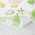 thumbnail image 5 of Erosebridal Goose Bed Spread Queen for Girls, Green Balloons Queen Coverlet Set, 3pcs 1 Quilt and 2 Pillowcases, 5 of 7
