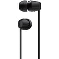 thumbnail image 2 of Sony Écouteurs Intra-Auriculaires Sans Fil Wi-C200, Noir, 2 of 2