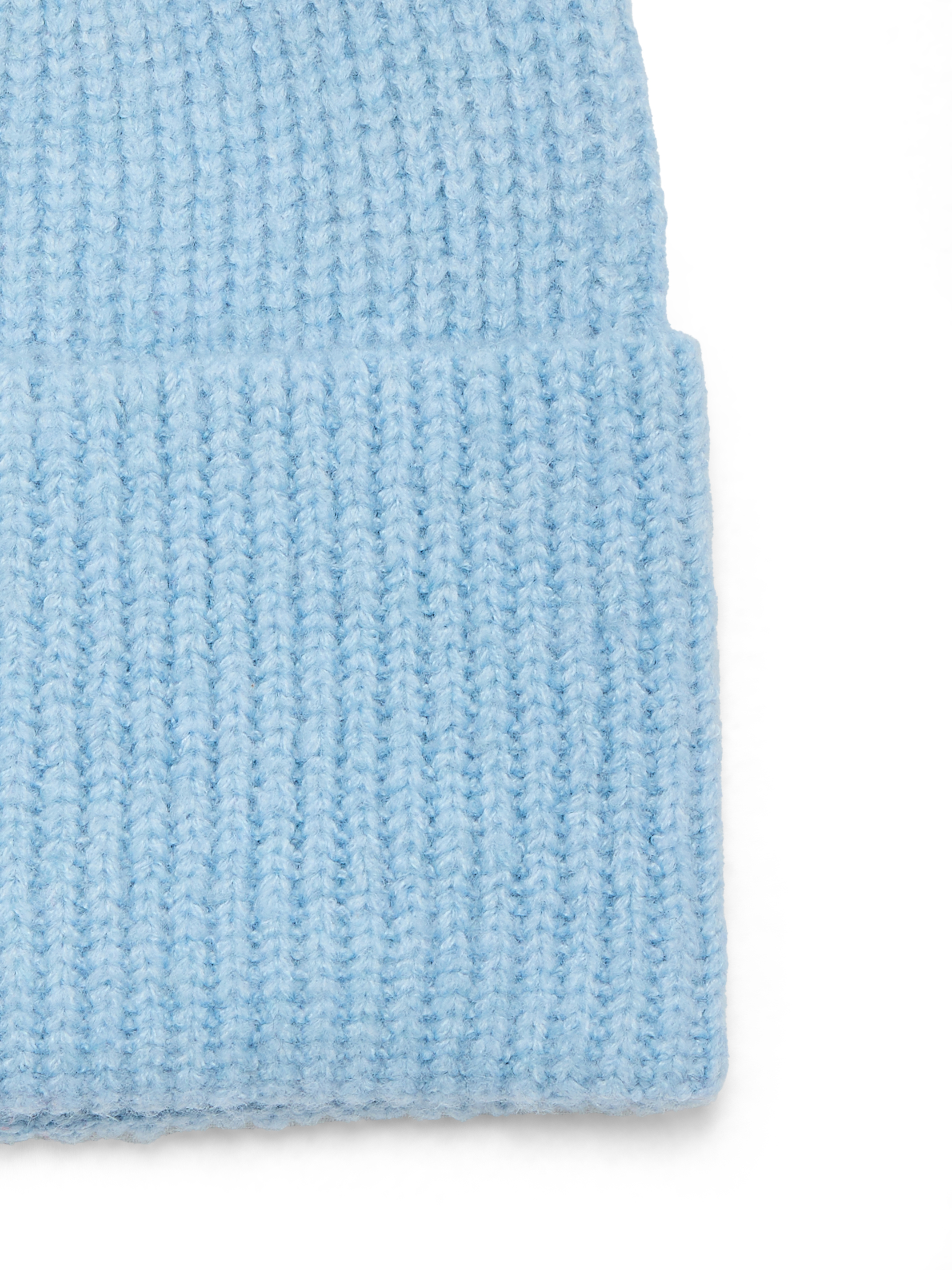 Time and Tru Women's Wide Cuff Beanie Hat, One Size, Blue