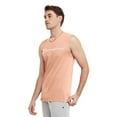 thumbnail image 3 of Men's Champion® Logo Graphic Muscle Tee Color: Peach Grapefruit Size: M, 3 of 4