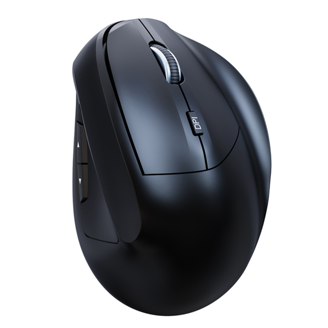 Vertical Mouse Rechargeable 2.4G Wireless Mouse Ergonomic Office Silent Mice for PC Computer Laptop,1 * Vertical Mouse with usb cable,Black