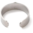 thumbnail image 1 of 10 piezas de componentes de anillo de brazalete abierto de acero inoxidable, base de anillo de bucle, orificio ancho de 6 mm, fornitura de joyería de 2,5 mm, 1 of 4