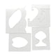 thumbnail image 4 of Plantilla de acolchado de 4 piezas, regla de acolchado transparente multifuncional duradera para máquina de coser de acolchado de bricolaje diseños de Sunnimix Plantilla de acolchado, 4 of 8