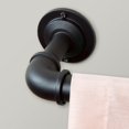 thumbnail image 3 of Better Homes & Gardens 1" Matte Black Industrial Wrap, Single Curtain Rod, 120-180", 3 of 4